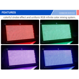 Bán Hot <span class=keywords><strong>DJ</strong></span> Disco Đảng sân khấu mới nhất RGB 3in1 1000W DMX RGB LED ánh sáng nhấp nháy - Product Image 4