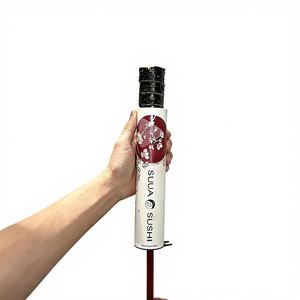 Emballage personnalisé en tube de papier pour sushis, conteneur alimentaire japonais cylindrique jetable, vente en gros - Product Image 4