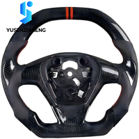 Volant en fibre de carbone forgé à fond plat personnalisé pour Ford Fiesta EcoSport Mk7 Mk7.5 St 180 Mk8 Mk6 Mk5 2013 2014 2006