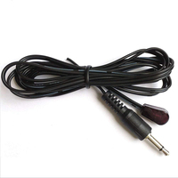 Emisor y receptor IR con enchufe estéreo de 3,5mm, con led, Ir, un solo emisor, Cable infrarrojo de larga distancia