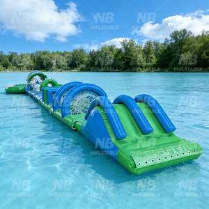 Mini Commercial <b>Water</b> <b>Slide</b> Park <b>Inflatable</b> Trampoline With Cheap Island Floating <b>Inflatable</b> Floating <b>Water</b> Park Commercial Infl - Product Image 3