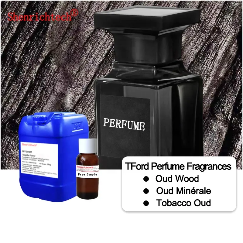 Grosir TFord minyak aroma kayu cendana tahan lama minyak wangi kayu keras Minerale Tobacc Oud untuk pembuatan lilin bermerek parfum