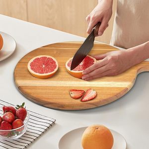 Wooden Divided Serving <b>Tray</b> Round With Egg Holders For Kitchen Storage And <b>Dinner</b> Serving - Product Image 4