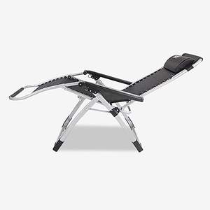 Zero Gravity silla plegable con almohada fija y reposapiés cuadrado, adecuada para uso al aire libre - Product Image 5
