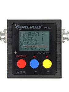 เครื่องวัดสัญญาณวิทยุ Surecom SW-102 สำหรับวัดค่า SWR/VSWR ช่วงความถี่ 100 ถึง 520MHz พร้อมหัวต่อแบบตัวเมีย SL16 เครื่องวิเคราะห์เสาอากาศ รวมอะแดปเตอร์ L667 - Product Image 2
