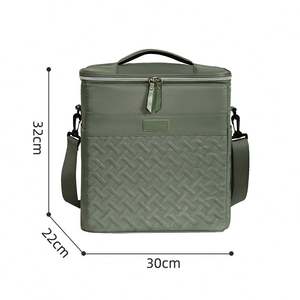 New <b>Portable</b> Fashion Outdoor Ice Bag Large Capacity Picnic <b>Portable</b> Bento Bag Biker Meal <b>Warmer</b> Bag - Product Image 2