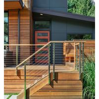 Anewson Poteau de balustrade décoratif élégant en acier inoxydable et cristal de luxe pour escalier