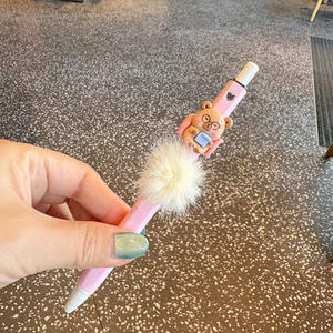 Bolígrafo Creativo con Diseño de Oso de Peluche, Bolígrafo de Metal con Tinta Negra para Estudiantes y Niños, Ancho de Escritura Perfecto, Regalo Ideal - Product Image 2