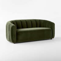 Fauteuil d'appoint pivotant en tissu pour la maison Chaises longues occasionnelles de luxe Chaise italienne moderne en velours pour le salon de luxe