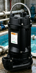 Pompe de drainage des eaux usées submersible SUOU, mini-pompe à eaux usées domestique pour drainage des eaux sales de sous-sol et de fosse septique - Product Image 5