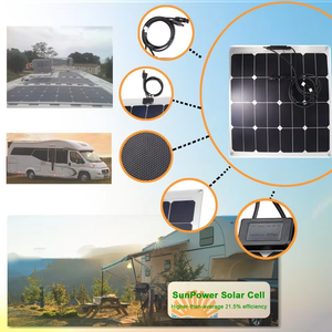 Pannelli Solari Flessibili Factory Shine BC 150W <span class=keywords><strong>270W</strong></span> 365W 12V 18V, Pannello Solare ETFE <span class=keywords><strong>Sunpower</strong></span> per Fattoria e Caravan - Product Image 2