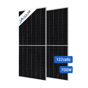 Panel Solar JA de 700w-715w, Silicio Monocristalino de Media Celda, Panel Solar Jinko con Certificado TUV, Energía, Cristal Frontal - Product Image 2