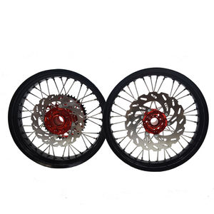 CRF250L, jeu de jantes, moyeux de <span class=keywords><strong>moto</strong></span>, roues croisées en aluminium pour HONDA quantité minimale de commande, 1 jeu - Product Image 2