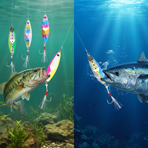 WHYY Nouveauté <span class=keywords><strong>2022</strong></span> Leurre de pêche en métal en forme de poisson 15g-60g pour Morue, Carpe, Saumon, Poisson-chat, Dorade, Tilapia, Luciole, Bar - Product Image 5