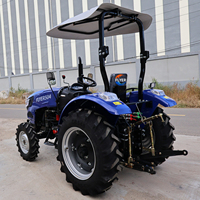 Tracteur agricole Coc 50HP 4x4 avec chargeur frontal, pompe haute productivité et composants de boîte de vitesses