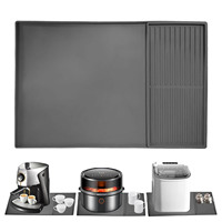 Kaffee maschine Silikon matte Bar Abfluss matte Küchen trockner Matte Tisch becher Isoliertes Tablett