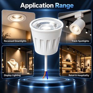 7W หรี่แสงได้ LED ดาวน์ไลท์โมดูล AC 230V 700-750LM DIM TO WARM 3000K-1800K ปราศจากการสั่นไหว 60 องศา 15 ชิ้น SMD 2835 - Product Image 5