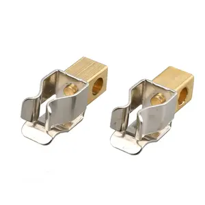 High Quality Precision Power Socket Brass Electric Copper Brass Stamping Moving Contact For Wall Socket Switch Terminal Contact