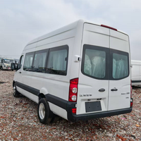 Minibus JAC TOANO 16 places à toit haut 2025, diesel 4-6L, manuel, Euro 4, conduite à gauche, occasion comme neuf, en stock