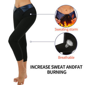 Logo personnalisé pour femmes en néoprène Sweat Shapewear Shorts pantalon survêtement d'entraînement pour l'exercice à domicile Fitness taille formateur pour le poids - Product Image 4