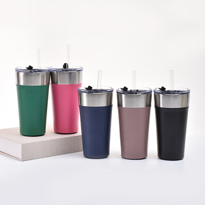Vente directe d'usine, vente en gros de haute qualité, tasse à café portable en acier inoxydable 304 avec poignée - Product Image 3