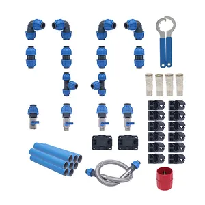 Factory Manufacturing Aluminum Alloy Compressed Air Piping System Air Compressor Piping With Fitting