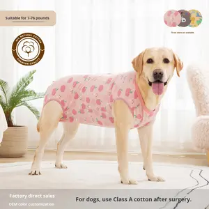 Chalecos Clásicos de Invierno Ecológicos <span class=keywords><strong>para</strong></span> <span class=keywords><strong>Perros</strong></span> Postoperatorios, Tallas Medianas y Grandes, de Algodón Estampado <span class=keywords><strong>para</strong></span> Labrador, Shiba Inu, Golden Retriever, Venta al Por Mayor - Product Image 2