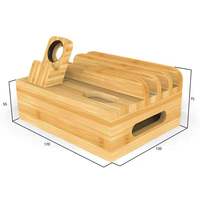 Vente directe d'usine Portable bambou sans fil chargeur de téléphone à charge rapide optimal pour les téléphones mobiles matériau en bois Durable