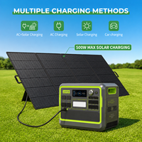 Générateur solaire portable Fossibot F2400 pour camping-car, alimentation UPS, charge rapide, système énergétique 2400W, batterie LifePO4