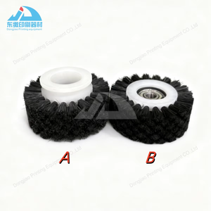 ล้อแปรงสีดำพื้นผิวแบนและนูนสำหรับเครื่องตัด Bobst 1ชิ้น - Product Image 6
