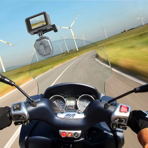 Support de fixation pour caméra de guidon de moto en aluminium, personnalisable avec logo/emballage, compatible <span class=keywords><strong>GoPro</strong></span> Hero 14 13 Insta360 DJI Action - Product Image 5