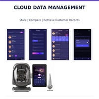 Analyseur de peau numérique AI 36MP à 8 spectres avec gestion des clients et rapports d'analyse cutanée numériques