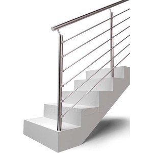 Rampe d'escalier en acier inoxydable à prix abordable pour balcon - Product Image 4