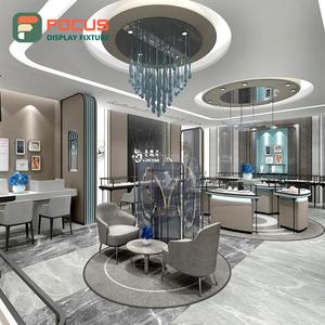 Vitrina de Pared de Lujo con Cristal, Mostrador de Joyería de Madera, Luz LED, Moderna Exhibición de Joyería de Pared - Product Image 3