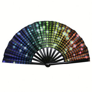 Abanico Plegable con Espacios para Sublimación, Diseño Moderno, Sonido Fuerte y Sonido de Chirrido, Tela de Poliéster Plegada - Product Image 1