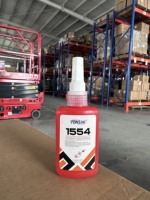 Scellant pour filetages de tuyaux 1554 50ml Liquide visqueux rouge Convient aux équipements frigorifiques pour prévenir la corrosion des filetages de tuyaux