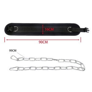 Biểu Tượng Tùy Chỉnh Phòng Tập Thể Dục Tập Thể Dục Người Đàn Ông Eo Huấn Luyện Viên Trọng Dip Vành Đai Với Có Thể Điều Chỉnh Chuỗi Cho Cử Tạ Kéo lên Trọng Lượng Đào Tạo - Product Image 6