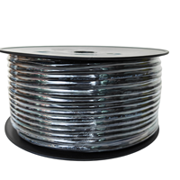 Câble flexible en cuivre à 2 conducteurs, 100 m, faible bruit, gaine PVC/tressé, pour guitare, DMX, haut-parleur, microphone XLR, home cinéma