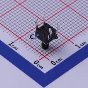 TC-1109-B-G Tactile Switch Through hole-4P,4.5x4.5mm Switch Single Pole Single Throw Round Button 1.6N Through Hole - Product Image 2