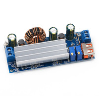 Módulo de potencia de corriente y voltaje constante de refuerzo de alta potencia de 80W Carga de batería de litio 18650 2V-24V Bajo voltaje con USB
