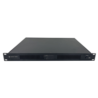 스피커 산출 단락 보호를 가진 직업적인 1U 공중 주소 2/ 4 채널 500W 종류 D 전력 증폭기