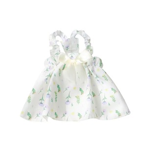 Ropa para Perros Echo, Ligera, con Clip para Correa, Estilo Princesa Floral Francés, Nuevo Estilo para Primavera/Verano, para Bichón y Gatos Teddy - Product Image 5