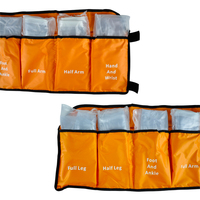 Ensemble de 6 éclisses gonflables pour jambes et bras, certifiées CE, pour brancards d'ambulance de secours médical, pour adultes, vente en gros