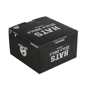 Boîte d'emballage personnalisée en gros avec logo pour casquette, boîte à chapeau, boîte d'expédition pour casquette de baseball, boîte cadeau pliable avec fenêtre transparente - Product Image 6