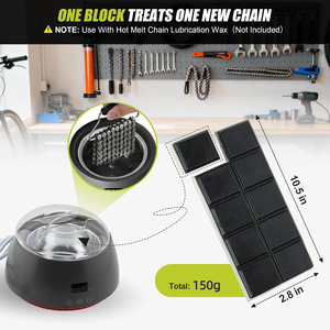 150g Hot Melt <strong>Bike</strong> <strong>Chain</strong> <strong>Degreaser</strong> Block, Solid Wax for Bicycle <strong>Chain</strong> Degreasing &amp; Waxing, 10 Mins Fast Treatment - Product Image 4