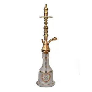 Arabian Egypt Style Shisha Steam Gold Hookah Seam Shisha Hookah Set Z-9002 Water Pipes Nargiles