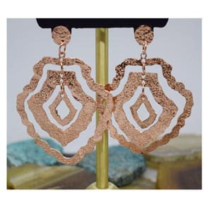 Spring 2027 Chinese new year accessories earrings hypoallergenic Earring jewelry Silk <b>Dress</b> Oxidized German <b>Silver</b> Earrings - Product Image 1