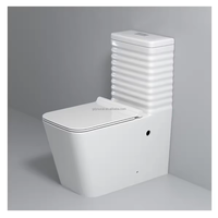 Placard de luxe une pièce salle de bain Golden Wc cuvette de toilette en céramique salle de bain toilette et évier ensemble articles sanitaires toilette noire