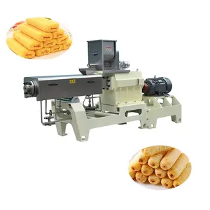 Jinan Sunrising Kerngefüllte Puff Snacks Maschine Mais Snacks Zwillingschnecken-Extruderproduktionslinie