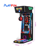 Mini machine de boxe pour enfants avec récompense en capsule, jeu d'arcade à monnayeur